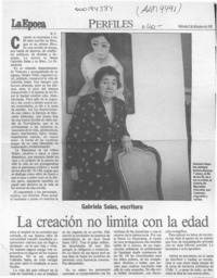 La creación no limita con la edad  [artículo] R. V.