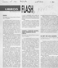 Adios, Carlos Marx, nos vemos en el cielo  [artículo] Rodrigo Pinto.