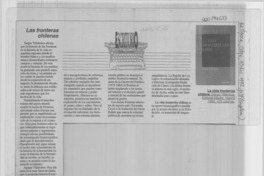 Las fronteras chilenas