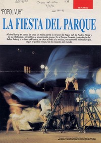 La fiesta del parque  [artículo] Claudia Donoso.