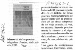 Memorial de las puertas  [artículo] Omar López.