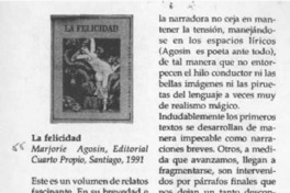 La felicidad  [artículo] Carolina Rivas.