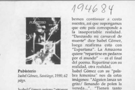 Pubisterio  [artículo] Lorenzo Peirano.