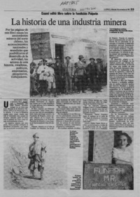 La historia de una industria minera  [artículo] Richard Vera.