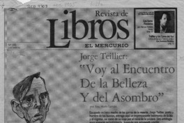 "Voy al encuentro de la belleza y del asombro"  [artículo] Ana María Larraín.