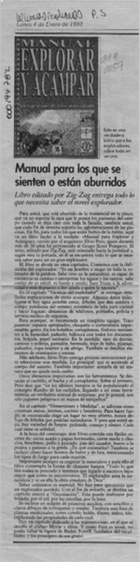 Manual para los que se sienten o están aburridos  [artículo].