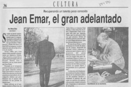 Jean Emar, el gran adelantado