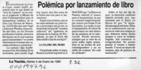 Polémica por lanzamiento de libro  [artículo].