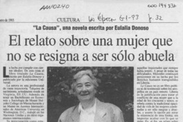 El Relato sobre una mujer que se resigna a no ser sólo abuela  [artículo].