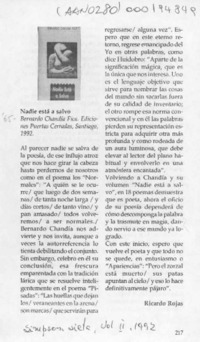 Nadie está a salvo  [artículo] Ricardo Rojas.