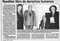 Reeditan libro de derechos humanos  [artículo].