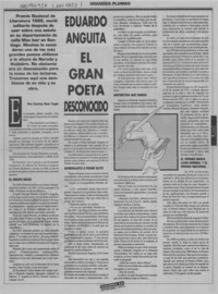 Eduardo Anguita, el gran poeta desconocido