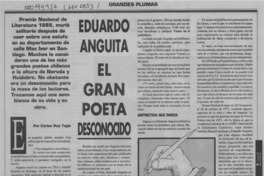 Eduardo Anguita, el gran poeta desconocido