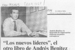 "Los Nuevos líderes", el otro libro de Andrés Benítez  [artículo].