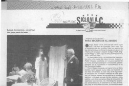 "Alamos en la azotea" para recordar al abuelo  [artículo] Amaranta.