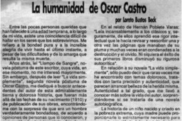 La humanidad de Oscar Castro
