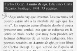 Asunto de ojo  [artículo] Hernán Ramírez.