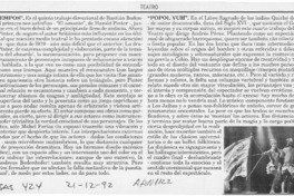 Popol vuh  [artículo] Pedro Labra.