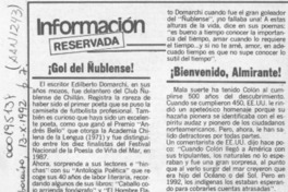 Gol de Ñublense!  [artículo].