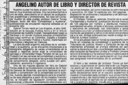 Angelino autor de libro y director de revista  [artículo].