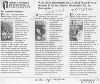 Reseña  [artículo] Guillermo Chandía C.