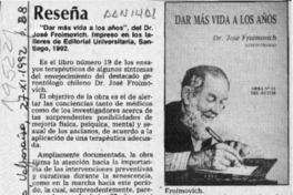 Reseña  [artículo] E. U.