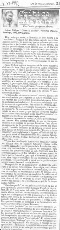 Jaime Collyer "Gente al acecho"