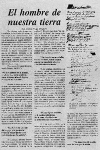 El hombre de nuestra tierra