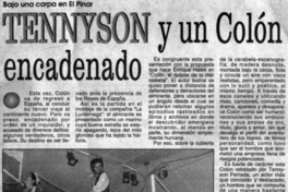 Tennyson y un Colón encadenado