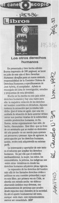 Los otros derechos humanos