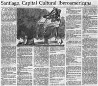Santiago, capital cultural iberoamericana