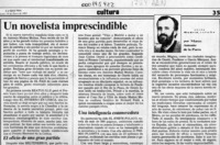 Un novelista imprescindible  [artículo] Marco Antonio de la Parra.