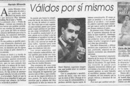 Válidos por sí mismos