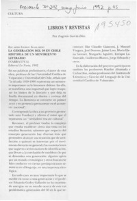 Libros y revistas  [artículo] Eugenio García-Díaz.