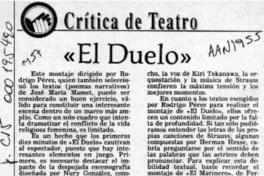 "El Duelo"