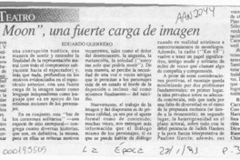 "Blue moon", una fuerte carga de imagen  [artículo] Eduardo Guerrero.