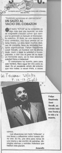 Un salto al vacio del corazón  [artículo] Amarello.