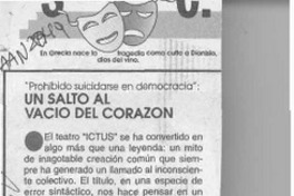 Un salto al vacio del corazón  [artículo] Amarello.