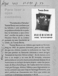 Para leer a ojos cerrados  [artículo].