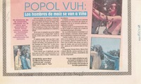 Popol Vuh, los hombres de maíz se van a Viña  [artículo].