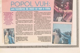 Popol Vuh, los hombres de maíz se van a Viña  [artículo].