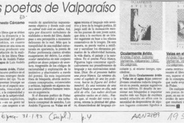 Dos poetas de Valparaíso  [artículo] Luis Ernesto Cárcamo.