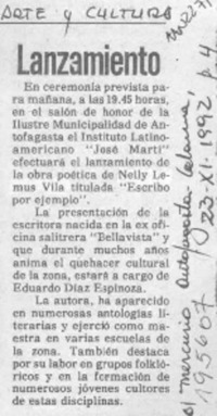 Lanzamiento  [artículo].