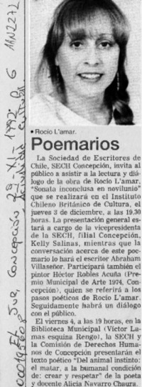 Poemarios  [artículo].
