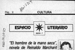 "El hombre de la mano seca", novela de Reinaldo Marchant  [artículo] Gabriel Rodríguez.