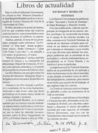 Libros de actualidad  [artículo].