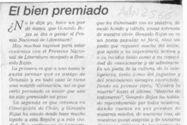El bien premiado