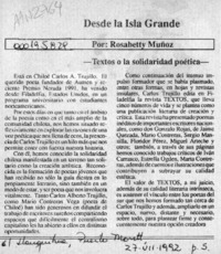 Desde la Isla Grande