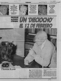 Un "Dieciocho" el 12 de febrero  [artículo] Juan Gana.