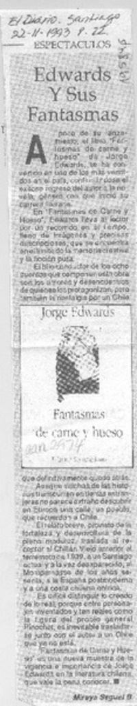 Edwards y sus fantasmas